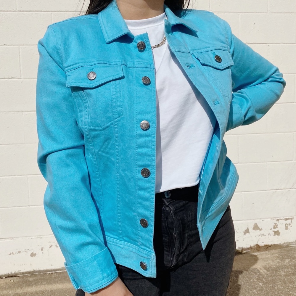 Talbots Baby Blue Denim Jacket